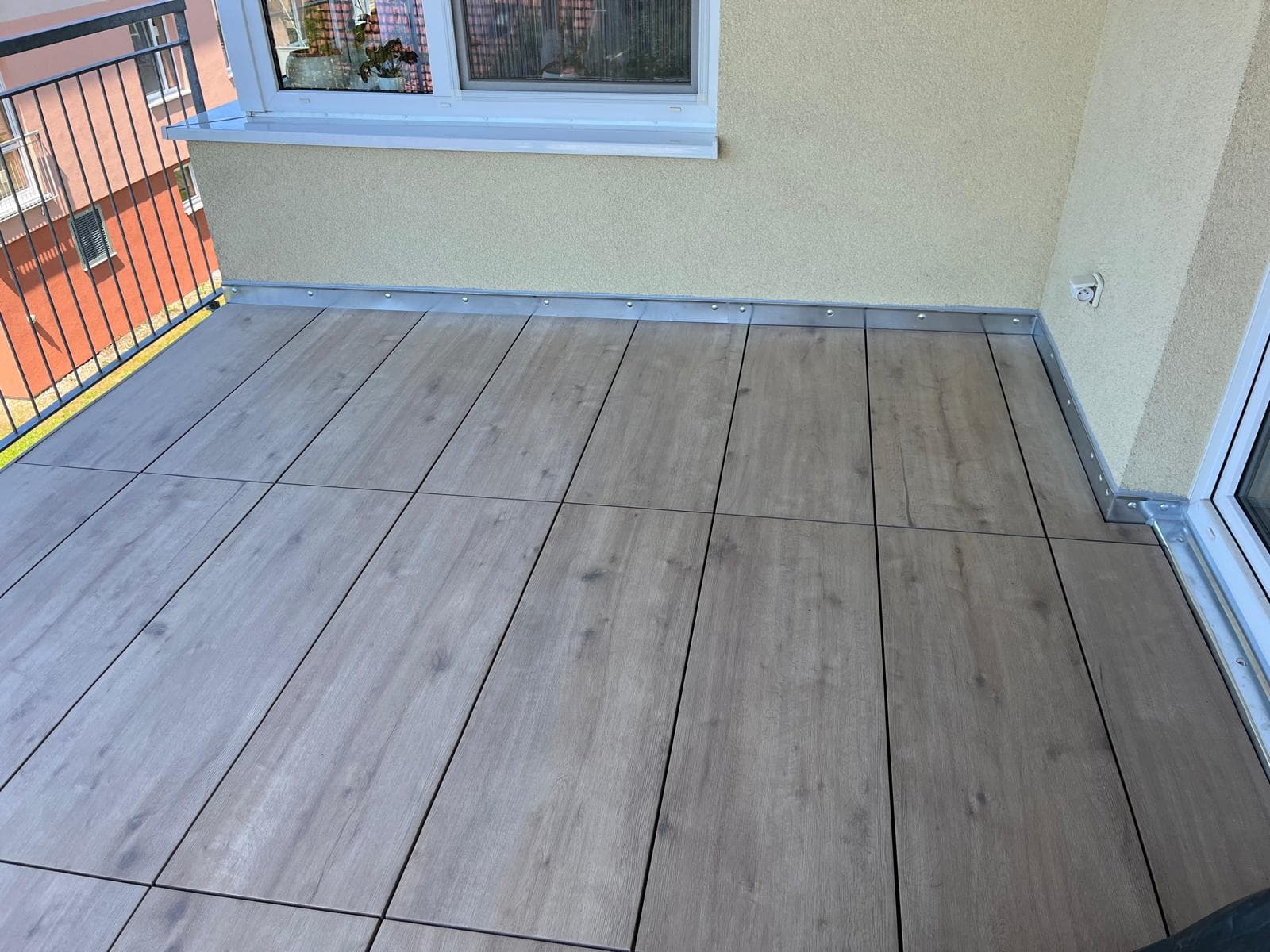 Balkón klempířské detaily