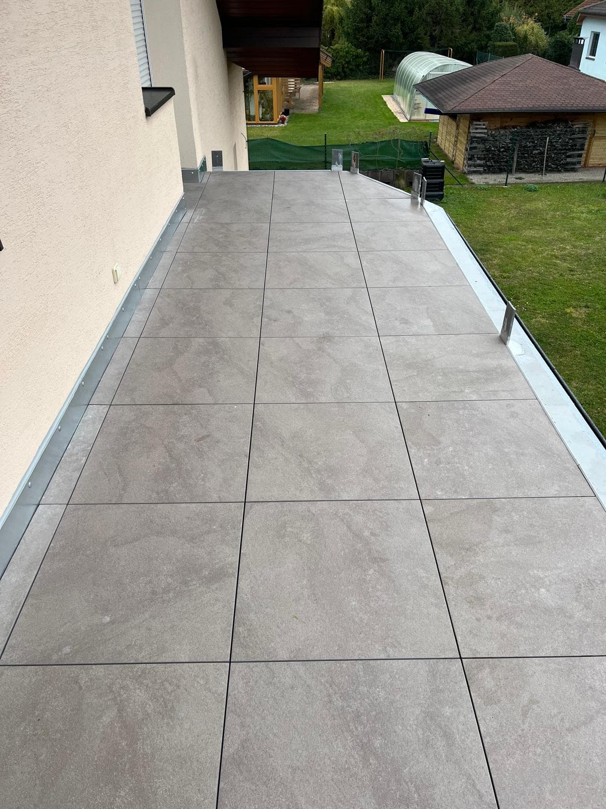 Balkon s dlažbou Žebrák